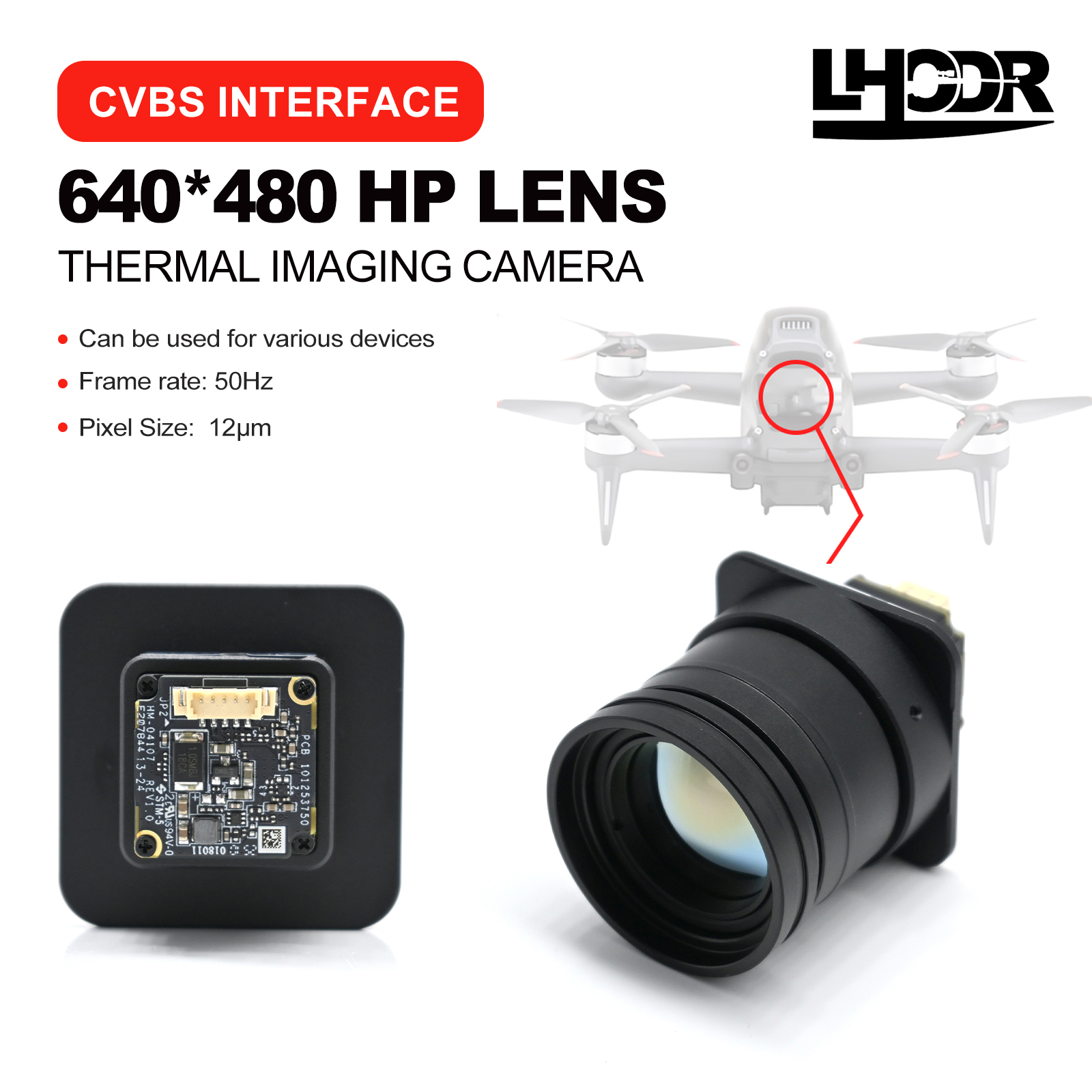 30mm 640x480 pix Drone thermal - огляд і ціна Drone Kit With Camera