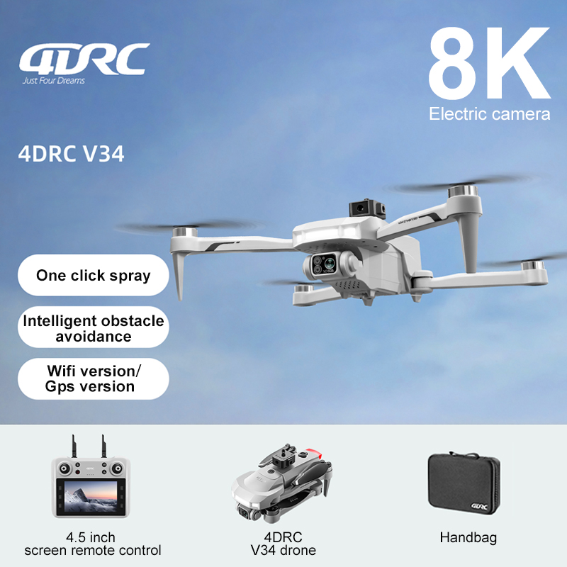 2025 New V34 Drone 8K Camera P - огляд і ціна Drone Kit Professional