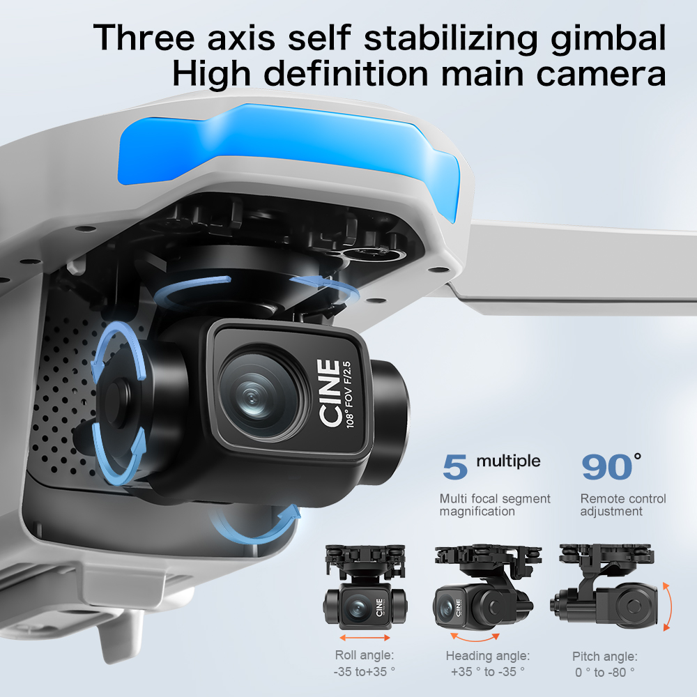 S-X1 MAX GPS Drone with 3-Axis - огляд і ціна Drone Kit Long Range