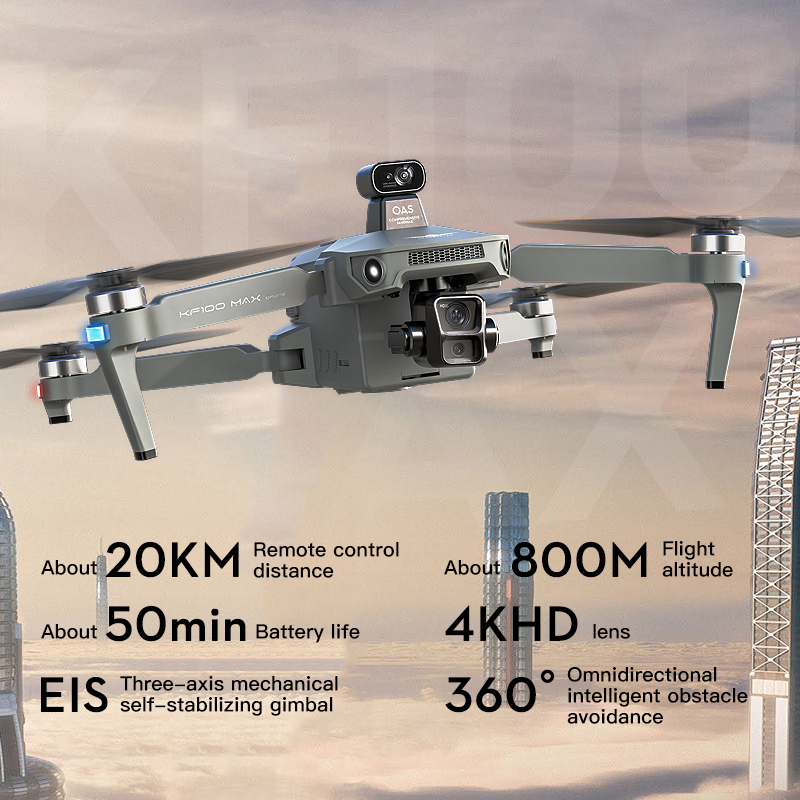 SJRC KF100 MAX 8K UHD Photo HD - огляд і ціна Drone Kit Professional