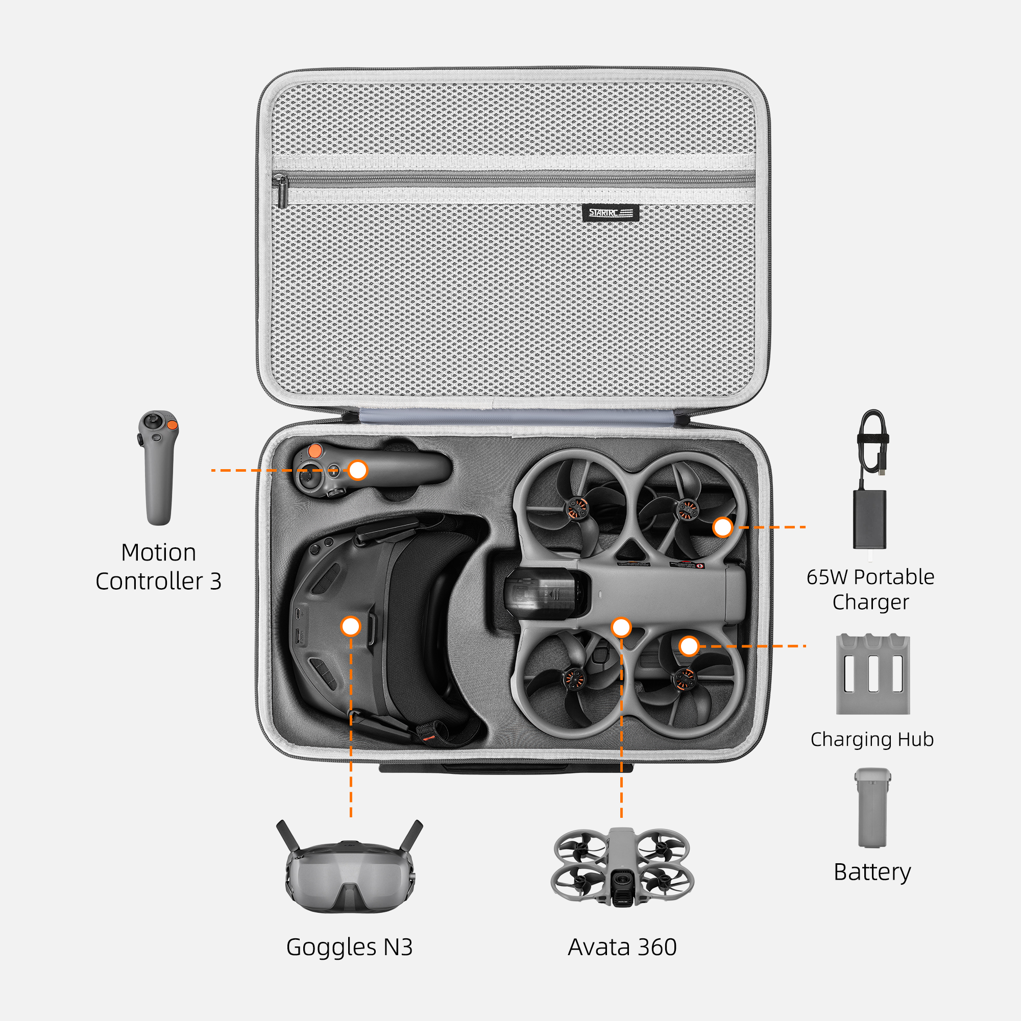 Portable Storage Bag For DJI A - огляд і ціна Drone Kit Waterproof