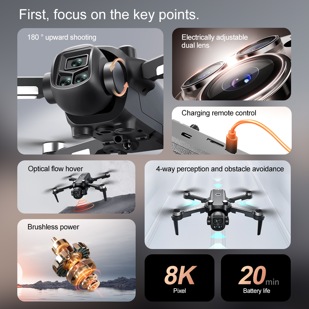 Lenovo V156 MAX 4K 8K Drone 5G - огляд і ціна Drone Kit Long Range