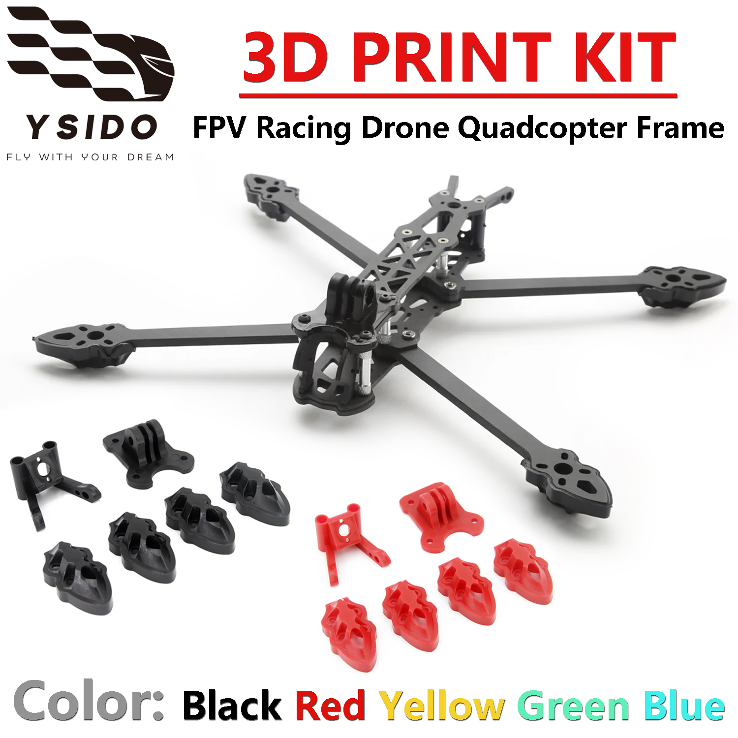 Camera Mounting/Antenna/Motor  - огляд і ціна Drone Kit Build Yourself