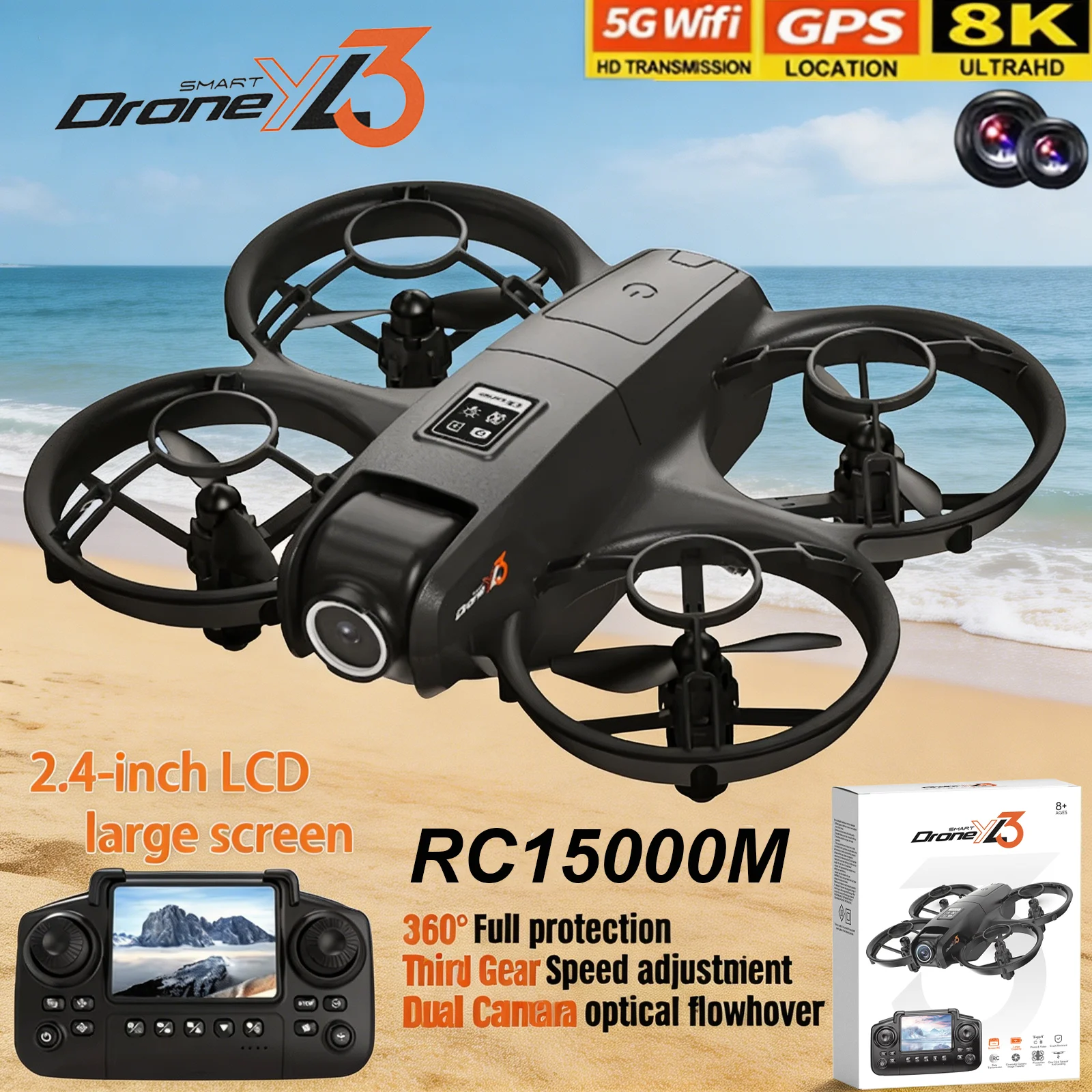 New YL3 RC Drone 8K 1080P Wide - огляд і ціна Drone Kit Professional
