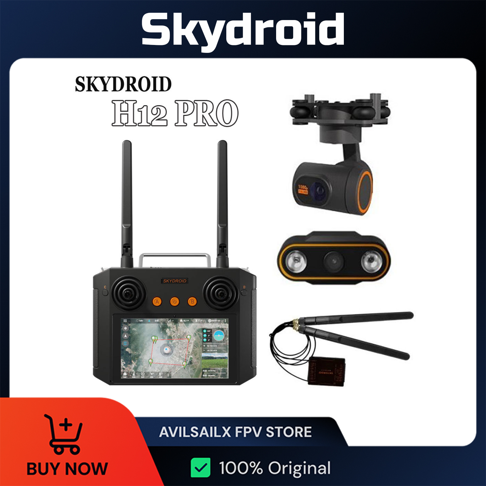 Skydroid H12 PRO Remote Contro - огляд і ціна Drone Kit Hexacopter