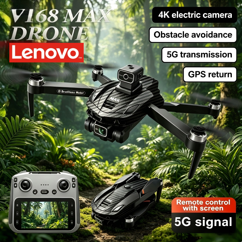 Lenovo V168 MAX 8K HD Drone 5G - огляд і ціна Drone Kit Long Range